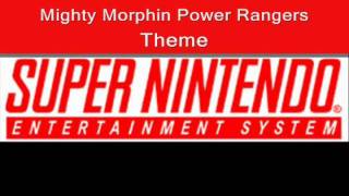 Snes vs Genesis Power Rangers Intro (better sound)