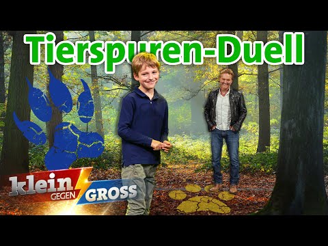 Tiere an Trittspur erkennen: Andreas Kieling vs. Camillo (9) | Klein gegen Groß