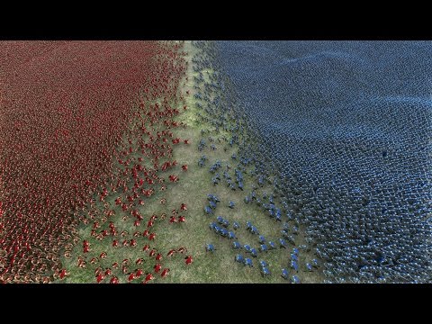 20.000 SPARTANS vs 20.000 HEAVY KNIGHTS - Ultimate Epic Battle Simulator