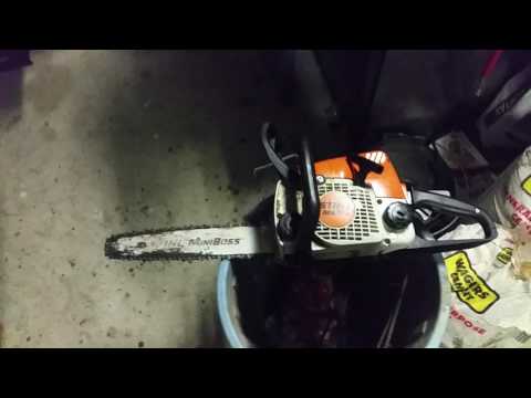 Stihl MS170 running starting and idling issues