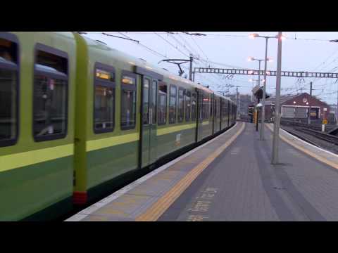 Connolly HD-Dart 8100 class departs for Howth & 29000 class departs for M3 Parkway