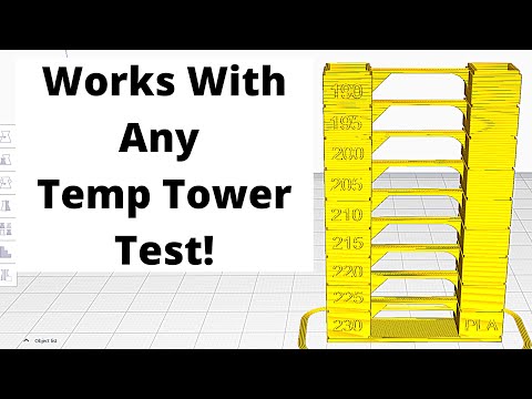 How to Create a Temp Tower Test in Cura
