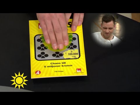 Skrapar fram vinst åt mormor - Nyhetsmorgon (TV4)