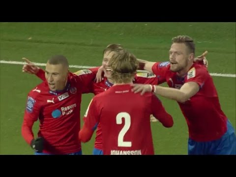 Uronens vackra skott ger HIF 1-1 - TV4 Sport
