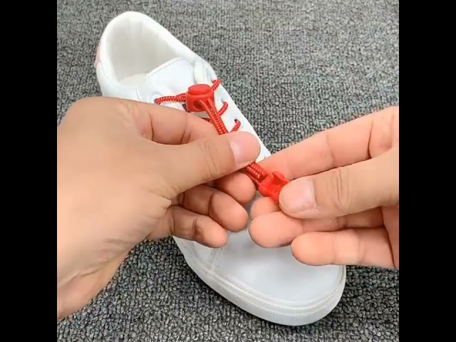 Vídeo relacionado con UamGlsob 2 Pares de Cordones Elásticos para Converse Altas Sneaker, 8mm Cordon Cordones Planos Zapatos para Zapatillas Deporte (White,54"/140cm)