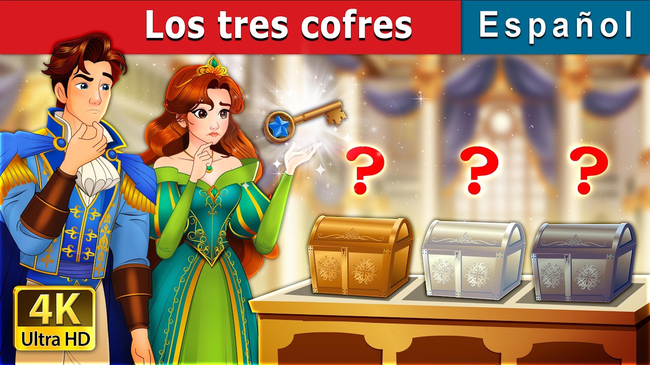 Los tres cofres | The Three Caskets in Spanish | @SpanishFairyTales