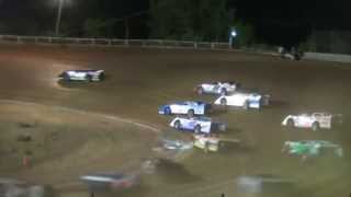 preview picture of video 'I-77 Raceway Park Super Late Model Hillbilly 100 Qualifier 6-6-2014'