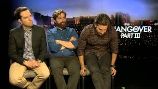 The Hangover Part III: Video interview with Bradley Cooper, Ed Helms & Zach Galifianakis