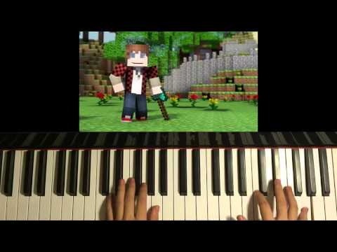 How To Play - Hunger Games Song - A Minecraft Parody of Decisions - Borgore (Piano Tutorial)