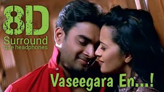 Download lagu Vaseegara 8D | Minnale - Vaseegara Song | 8D Tamil Songs |break free musix mp3