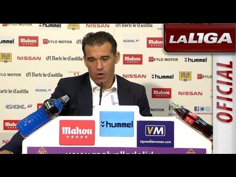 Rueda de Prensa de García Plaza tras el Valladolid (1-0) Getafe - HD