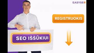 EASY SEO Iššūkis - Optimizuosime svetainę kartu