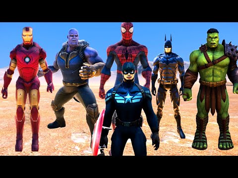 Thanos Vs 10.000 Yenilmezler Ordusu - Süper Kahramanlar