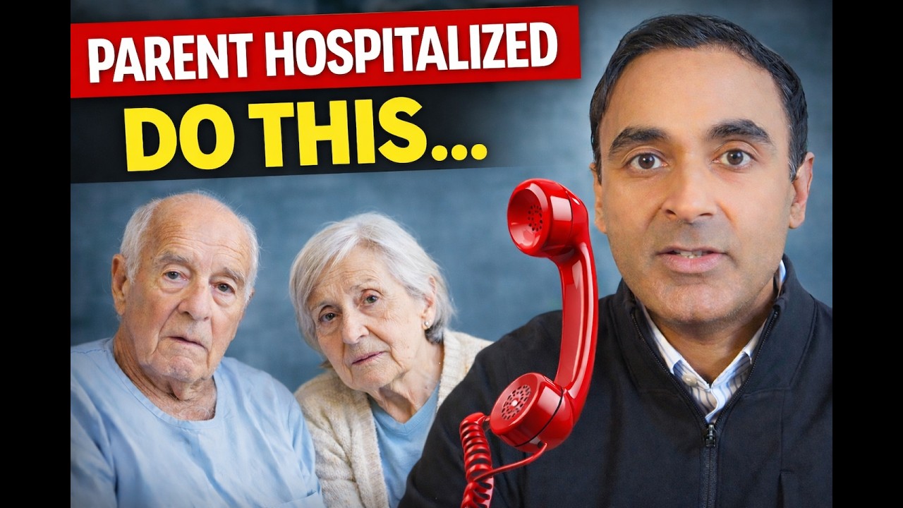 Mom or Dad HOSPITALIZED Far Away? Do THESE 3 Things NOW