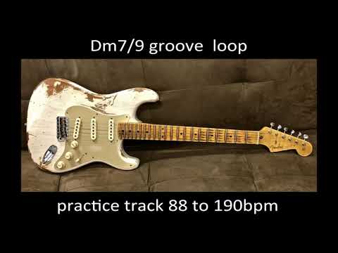 Smooth Funky Groove Backing track Dm7 from 88 Bpm to 190 Bpm