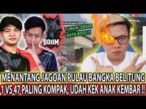 1 VS 47 BOOM LUCKZ FT BOOM NUTINK - KERJASAMA NYA KOMPAK PARAH, UDAH KEK ANAK KEMBAR !!