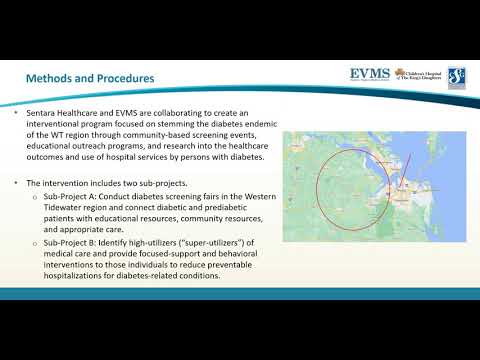 Thumbnail image of video presentation for Understanding, Improving & Tracking of Diabetes Care in the Western Tidewater Region of Virginia