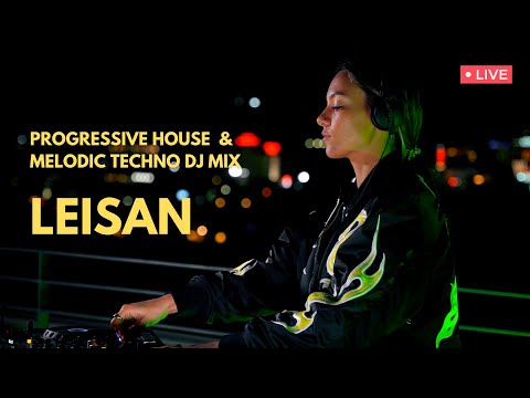 LEISAN - Live @ Rooftop / Los Angeles , California / Progressive House & Melodic Techno  DJ Mix 4K