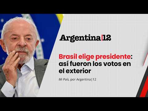 Elecciones en Brasil: así van Lula da Silva y Flàvio Bolsonaro en el exterior