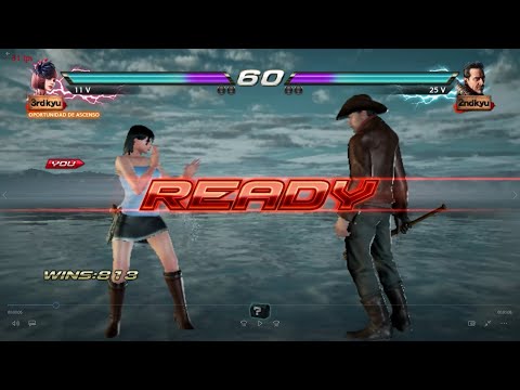 14 Anna Willians vs Negan - Tekken 7 ( Uchiha x24 ) Gameplay PC