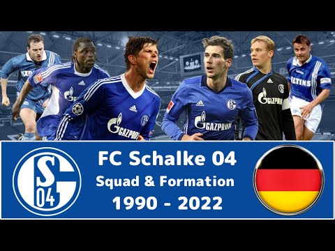 FC Schalke 04 Squad & Formation 1990 to 2022 with season results