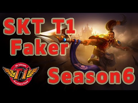 SKT T1 Faker Xin Zhao TOP vs Heimerdinger Patch 6.20 in NA
