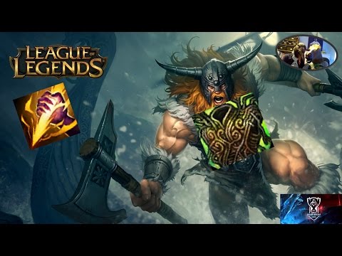 Warmog's Armor + Olaf =Win? (League of Legends Full Gameplay)