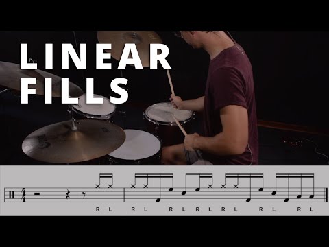 3 Linear Drum Fills - Quick Drum Lesson