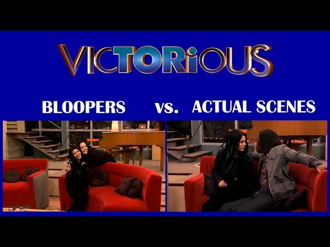 Victorious Bloopers vs. Actual Scenes 🎬