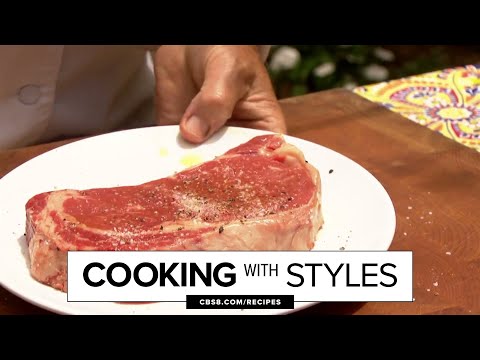 Cooking with Styles: Steak Chimichurri