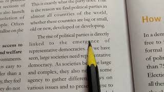 Necessity of having Political Parties.