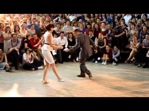 Moscow Xmas Swing Dance Camp 2013. Invitational Crossover J'n'J. Lana And Mike
