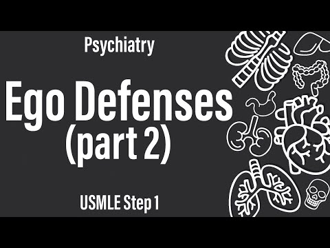 Ego Defenses, Part 2 of 2 (Psychiatry) -  USMLE Step 1
