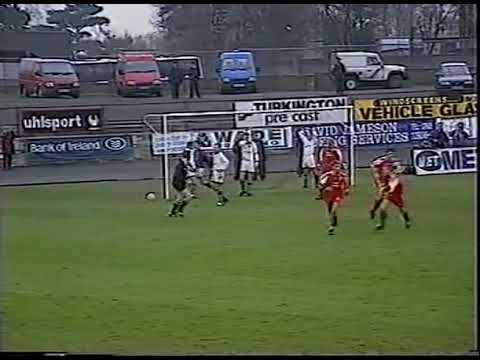 Portadown 3 Glentoran 1 - IPL 09/12/95 - Credit UTV