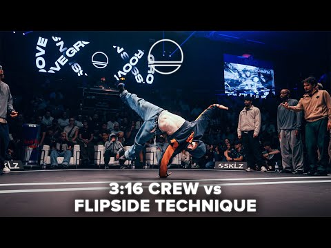 3:16 Crew vs Flipside Technique | CREW SEMI FINAL | Groove Session 2025