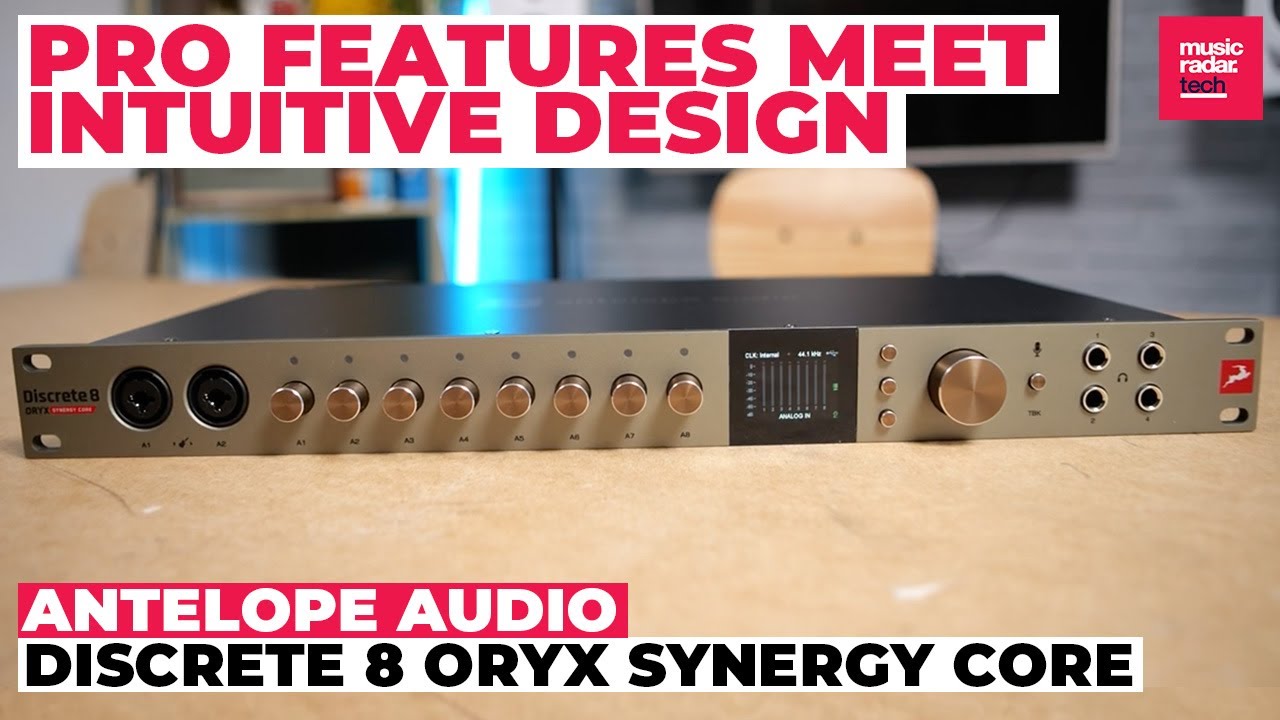 Your new studio centrepiece? Antelope Audio Discrete 8 Oryx Synergy Core - YouTube