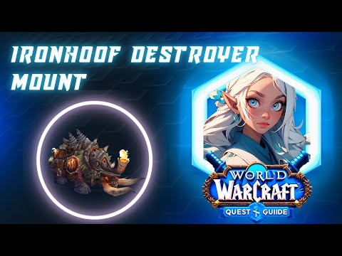 How to get Ironhoof Destroyer Mount | Drops from Blackhand | Blackrock Foundry Raid Skip Quest