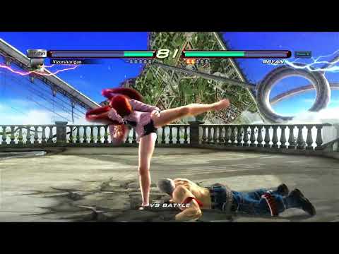Tekken 6 Lili(Kof Shermie Barefoot) Vs Bryan