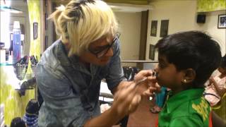 Bringing Smile to a kid who doesn't smile very often, a TRUE CHILDREN'S DAY celebration