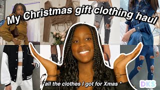 My Christmas gift clothing haul // Christmas clothes try on haul!