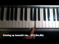 How to play Waterline by Jedward on piano ...