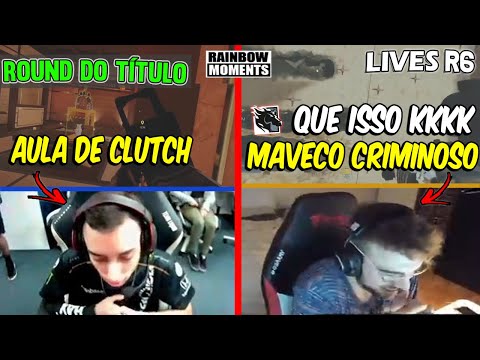 MAVECO ASSUSTADOR DO ALEMAO 🤣🤣 CLUTCH LIDNO DO ASK E MAIS - MELHORES MOMENTOS LIVES R6