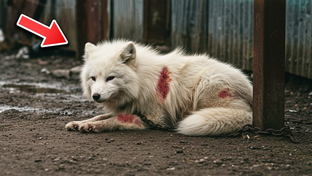 Abused Fox Was About To Give Up, Until This Woman Found Him and Did the UNTHINKABLE