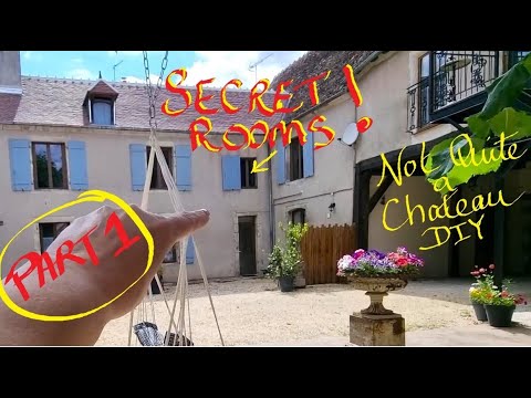 Not Quite a Chateau DIY 255 - Secret Rooms Part 1- Collapsed ceilings - Friends clearing the Debris