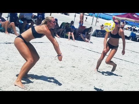 WOMEN'S BEACH VOLLEYBALL | Women's AA Division Playoff | Dig the Beach | Fort Myers FL Video
