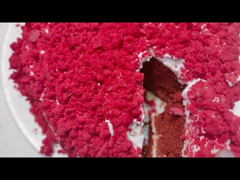 Red velvet cake | red velvet cake homemade | eggless red velvet cake | red velvet cake without oven