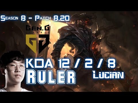 GEN Ruler LUCIAN vs KAI'SA ADC - Patch 8.20 KR Ranked
