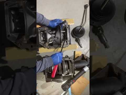 SM465 transmission Top Cover Install