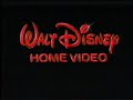 Walt Disney Home Video Logo With Announcer 1 RARE 1994