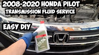 How to Change Transmission Fluid on a 2008 - 2020 Honda Pilot * EASY DIY *